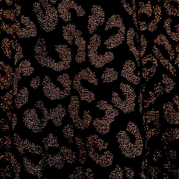 Banana Republic Gold and black metallic leopard print sweater-XL - Picture 6 of 6